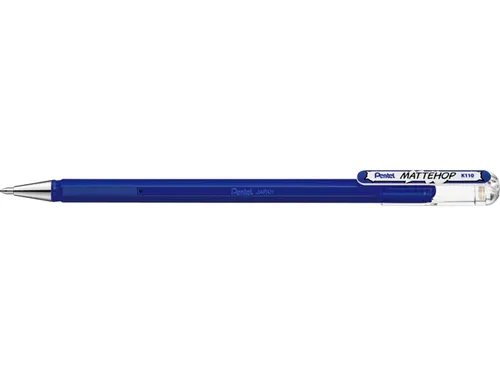 Gelschrijver Pentel K110 Mattehop medium blauw