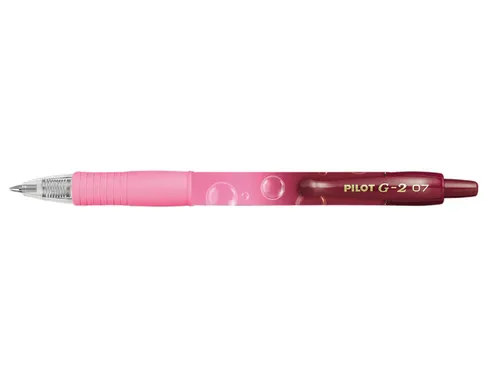 PILOT G-2 Bubble gelschrijver Roze Medium 0.7mm schrijfkleur blauw