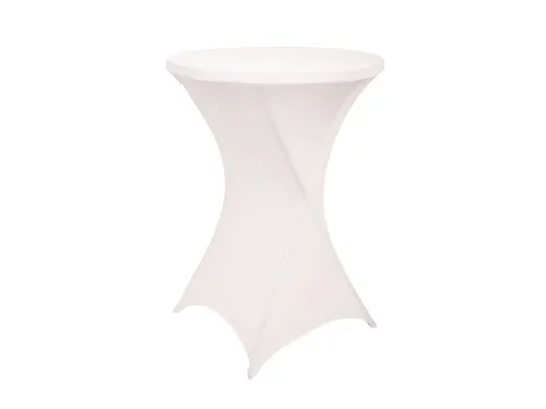 Tafelrok BRASQ voor statafel 80cm wit