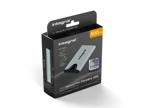 SSD Integral SlimXpress Portable USB-C 500GB