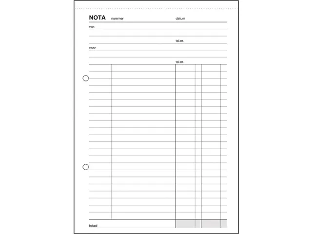 Notablok Expres A5 Hoog Blok A 100 Blad