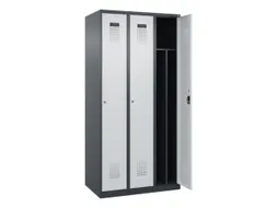 locker voor scheiding van kleding,HxBxD 1850x900x500mm,3vak