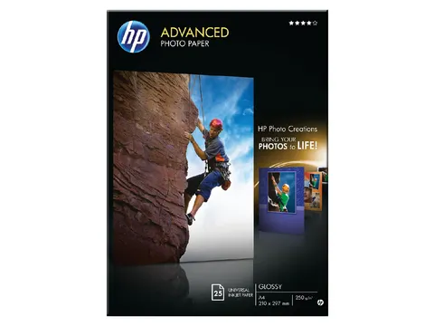 Hp Fotopapier Advanced Q5456a A4 250 Gram Glans