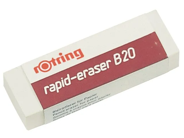 Gum Rotring Rapid Eraser B20 Wit