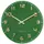 Wandklok Nextime dia 40cm Groen glas/Aluminium Classy Medium