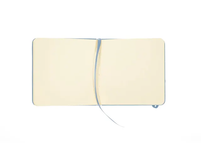 Schetsboek Kangaro 12x12cm sky blue PU HC 80 vel 140gr roomwit met ela