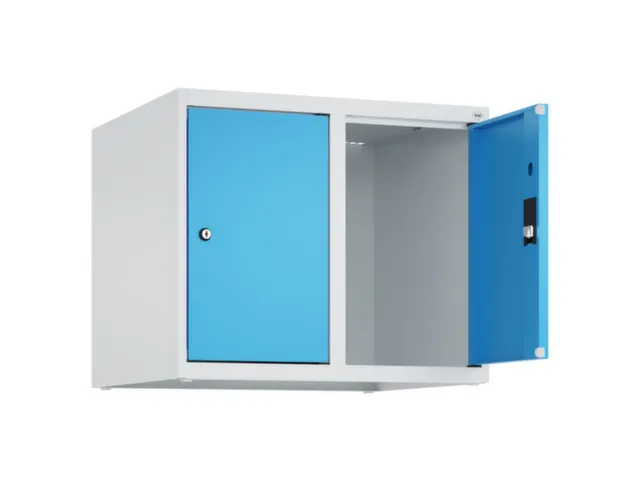 opzetkast,v. locker,2vak.,vak B 300mm,HxBxD 500x600x500mm,vleugeldeur