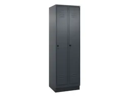 locker,HxBxD 1950x600x500mm,2vak,vak B 300mm,draaigrendel,sokkel