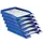 Brievenbak Leitz 5237 Plus slim blauw A4