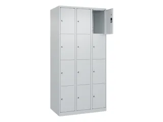 lockerkast,HxBxD 1850x900x500mm,3x4vakken,vak B 300mm,cil.-slot - 1