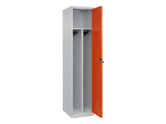 locker voor scheiding van kleding,HxBxD 1850x400x500mm,1vak