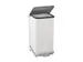 Poubelle à pédale industrielle 45L blanc