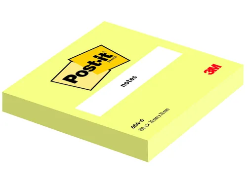 Memoblok 3M Post-it 6820 76x76mm Notes Canary Yellow