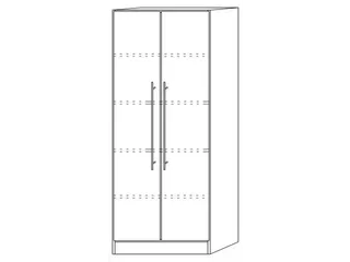 kantoorkast,HxBxD 2004x800x420mm,4xhouten vloer,5ordnerhoogte - 3
