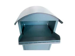 pakketbus,staal,mat antracietgrijs,HxBxD 1100x410x265mm - 3