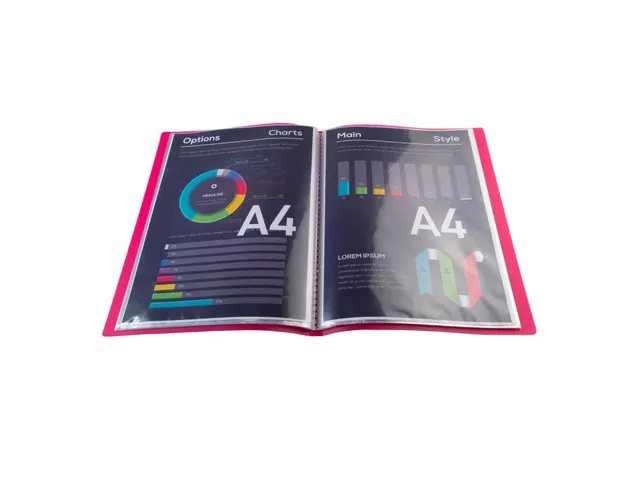 Protège-documents en polypropylène semi rigide Chromaline 80 vues -