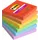 Memoblok Post-it 654 Super Sticky 76x76mm Playful 6 stuks
