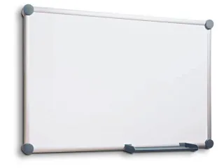 whiteboard,HxB 600x900mm,geëmailleerd,magnetisch,staal,opbergbak - 1