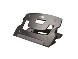 Draagbare laptopstandaard Zwart