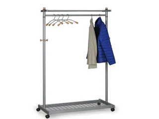 Mobiel Kledingrek Inclusief 6 Hangers - 2
