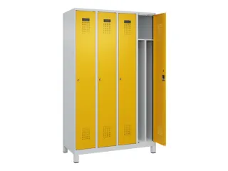 locker voor scheiding van kleding,HxBxD 1950x1200x500mm,4vak - 1