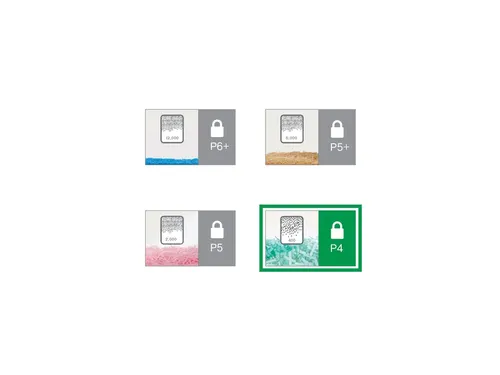 Papiervernietiger Leitz IQ Slim Home Office P-4 snippers 4x28mm