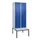 locker met bank,HxBxD 2120x800x815mm,2vak,vak B 400mm,cil.-slot