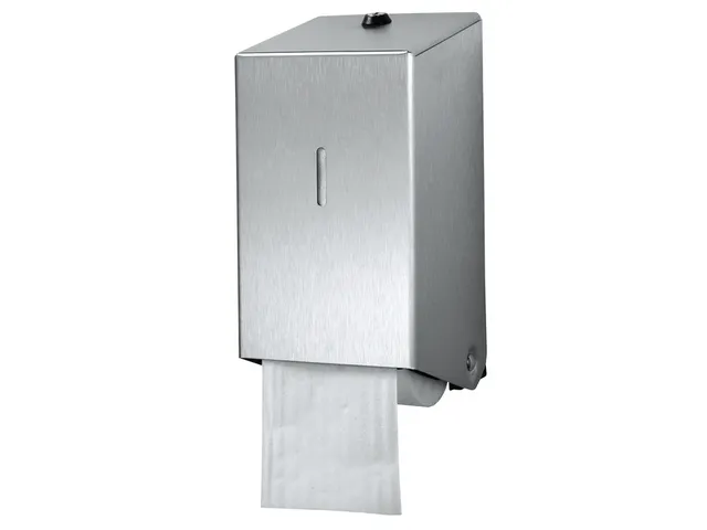 Toiletpapier dispenser Euro RVS voor doprol