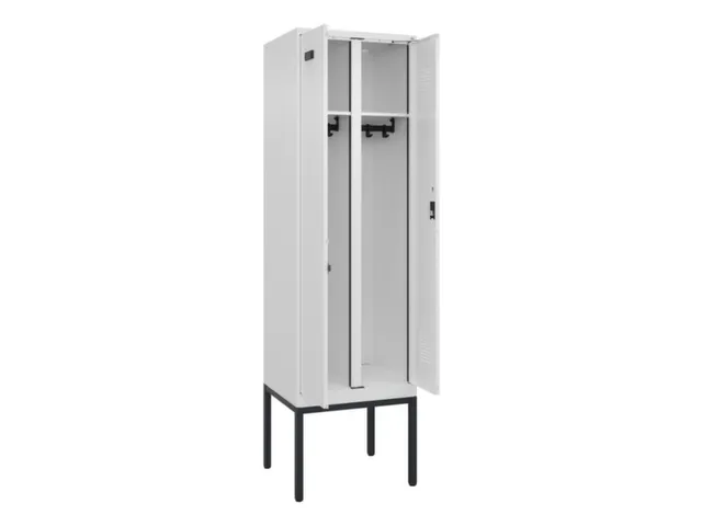 locker voor scheiding van kleding,HxBxD 2120x600x500mm,2vak