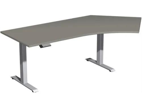 Elektrisch in hgte vst. hoekbureau,HxBxD 730-1230x2166x1130mm