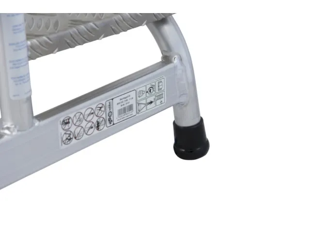 Marchepied industriel H 400mm 2 marches aluminium
