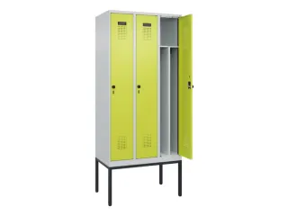 locker voor scheiding van kleding,HxBxD 2120x900x500mm,3vak - 1