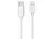 MediaRange Apple Lightning naar USB C kabel 1 m Wit