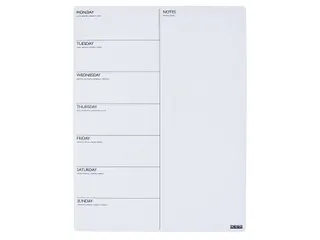 Magnetische planner Desq week 40x30cm magnetisch - 2