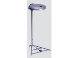 Afvalverzamelaar 1000x490x490mm 120 liter Zak Voetpedaal Verzinkt