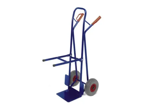 Stoelensteekwagen Staal 250kg 1300x530mm 300x225mm Massief Rubber Band