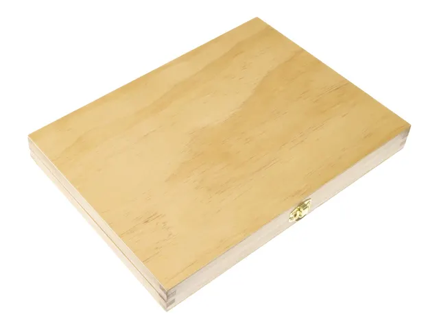 Potlodendoos Kangaro hout leeg 28x20x3 cm