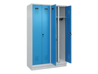 locker voor scheiding van kleding,HxBxD 1950x1200x500mm,4vak - 1