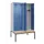 locker met bank,voor scheiding van kleding,HxBxD 2120x1200x815mm,4vak