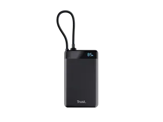 Powerbank Trust Fiera 10.000 met kabel 2 USB-poorten zwart - 4