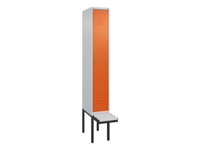 locker met bank,HxBxD 2120x300x815mm,1vak,vak B 300mm,cil.-slot