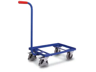 Platformwagen Duwstang 250kg Open Laadvloer Lxb 615x414mm - 1