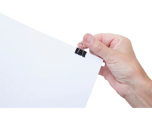 Papierklem MAUL 213 foldback 19mm capaciteit 7mm zwart