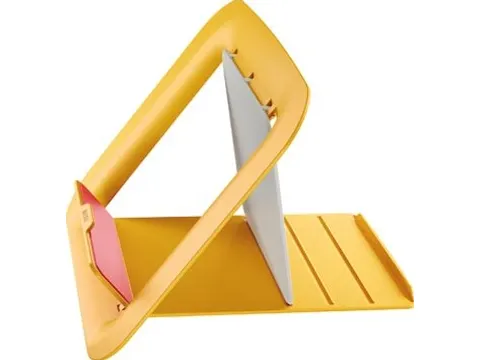 Laptopstandaard Leitz Ergo Cosy verstelbaar recyled geel