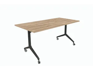 Schaffenburg Klaptafel 160x80cm honey castello 25mm zwart - 1