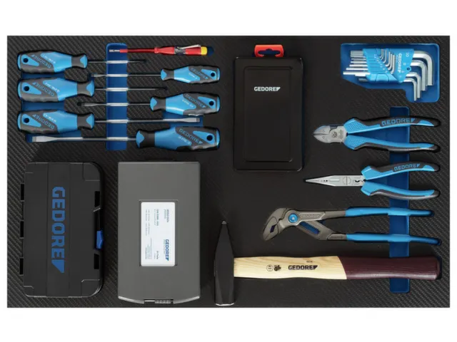 TS-173 Gereedschapsassortiment in CT-opnames 173stuks