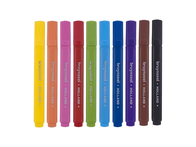 Feutre Bruynzeel Kids Triple set 10 couleurs