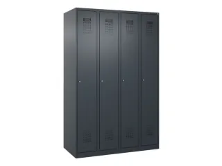 locker voor scheiding van kleding,HxBxD 1850x1200x500mm,4vak - 2