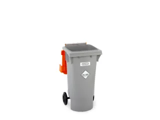 Verzamelbak,V. Spuitbussen,Kunststof,Grijs/Oranje,120L - 5