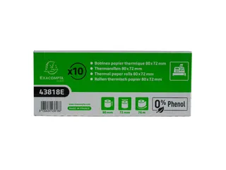 Exacompta Kassarol 43828E Wit 80mmx80mmx12mm 75 Meter 55 Gram - 9